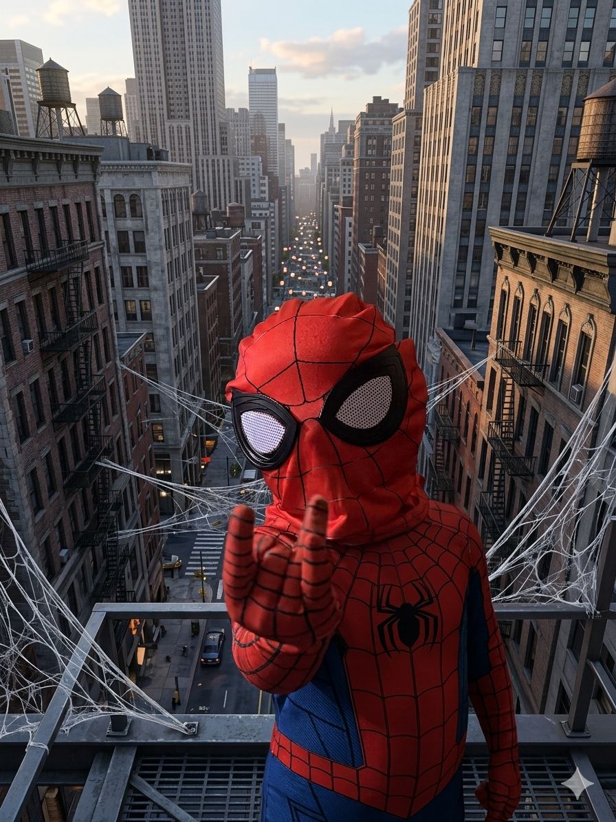 Jesus Alejandro como Spider-Man